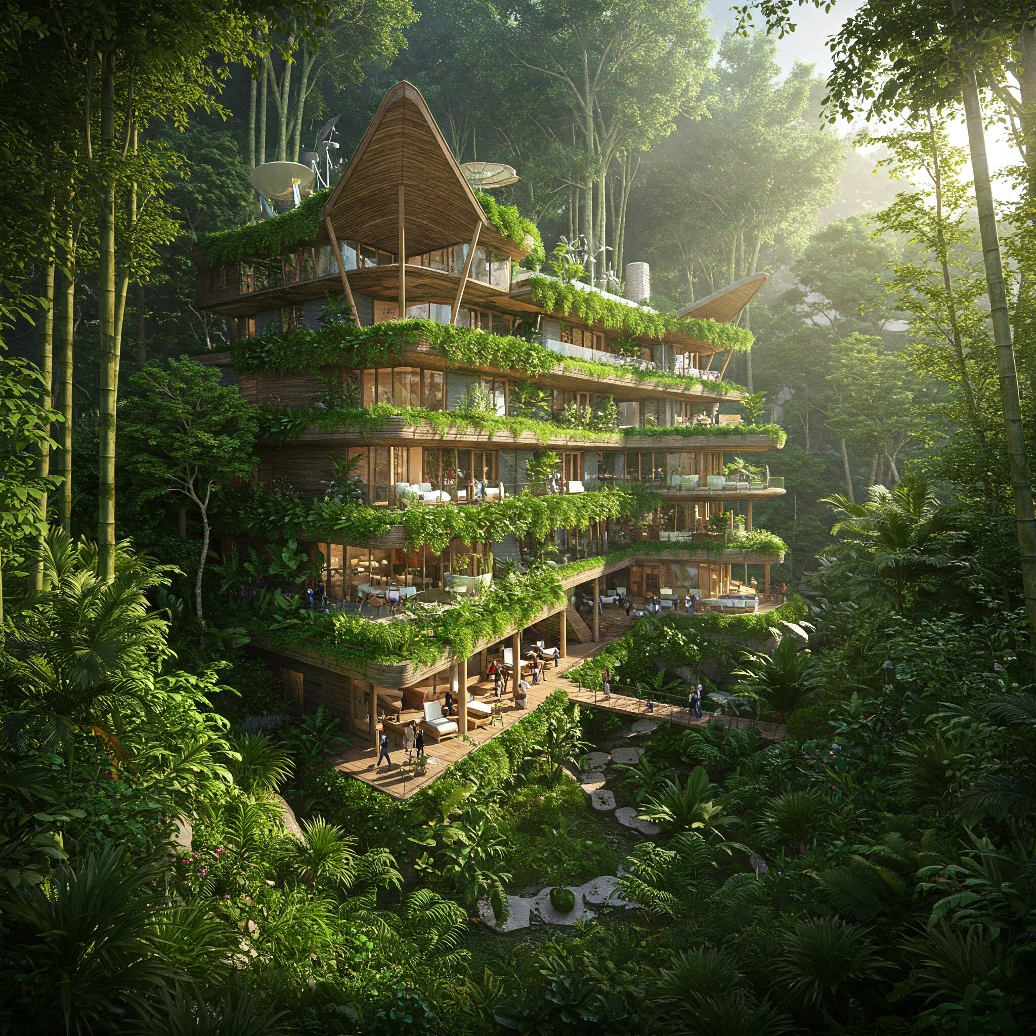 Mendesain Bangunan yang Harmonis dengan Alam